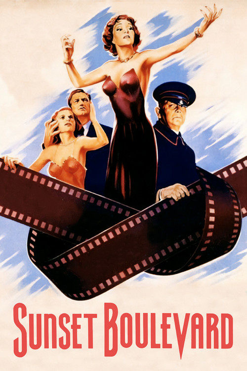 Sunset Boulevard (1950) - Movie Poster